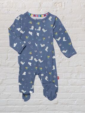 MAGNETIC ME rodeo drive blue modal magnetic footie
0-3M (8-12 LB)